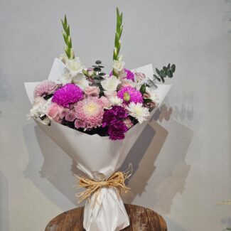 Orchid Pink & Purple Garden Bouquet
